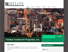 Tablet Screenshot of partlowrents.com